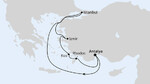 Östliches Mittelmeer mit Istanbul 1