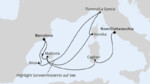 Spanien, Frankreich & Italien mit Sonnenfinsternis