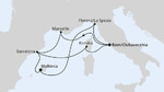 Spanien, Frankreich & Italien ab Civitavecchia