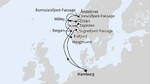 Norwegische Fjordlandschaft ab Hamburg 1