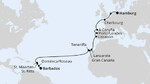 Von Hamburg über die Kanaren nach Barbados