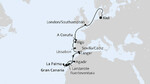 Von Gran Canaria über Portugal nach Kiel