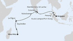 Von Mauritius über die Seychellen nach Singapur