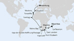 Von Mauritius nach Hamburg