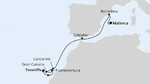 Kanaren, Gibraltar & Barcelona ab Teneriffa