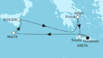 7 Nächte - Inseln des östlichen Mittelmeers - ab/bis Heraklion