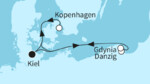 5 Nächte - Kurzreise Ostsee mit Kopenhagen - ab/bis Kiel