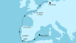 9 Nächte - Die Sonnenseiten Westeuropas - ab Palma/bis Hamburg